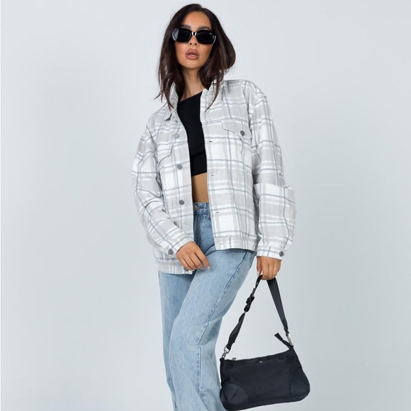 Princess Polly Jackets & Blazers - Princess Polly Brielle Denim Jacket Size 4 New with tag